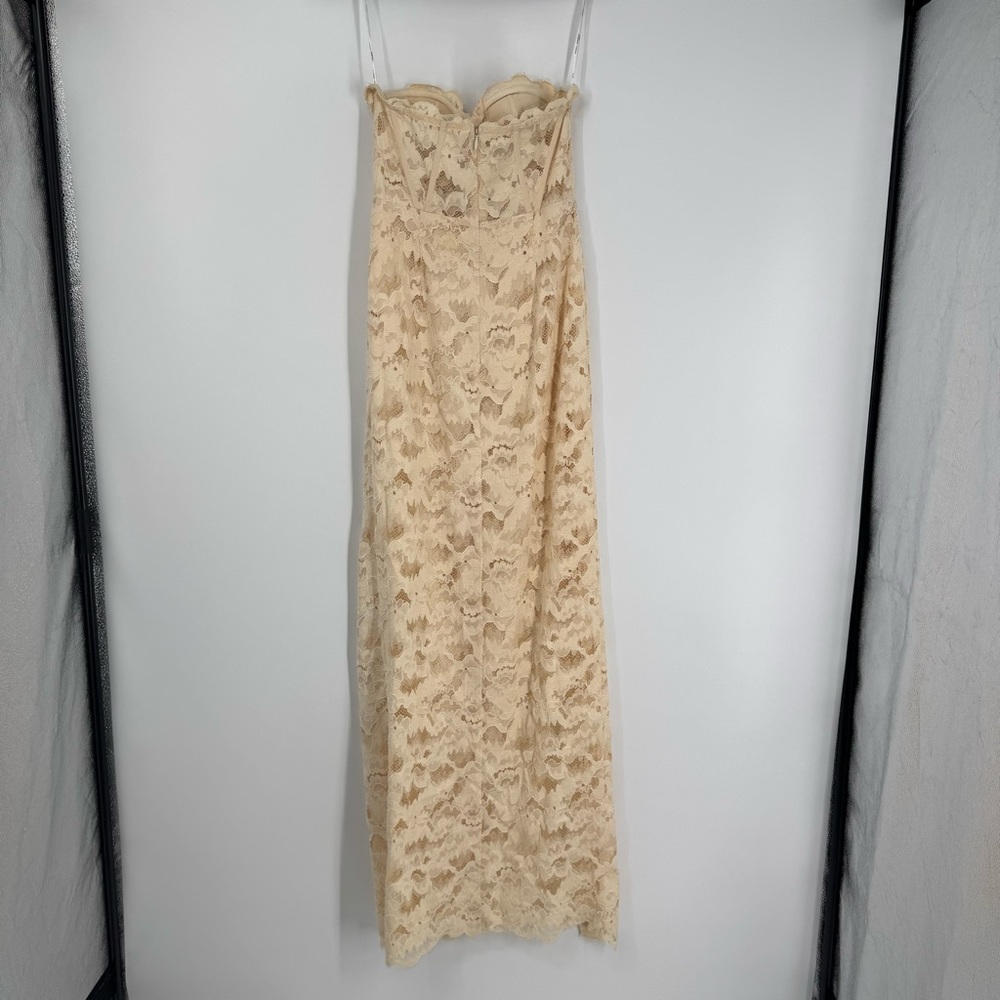 NWT Lovers + Friends FERRARO GOWN in Nude - Picture 7 of 13